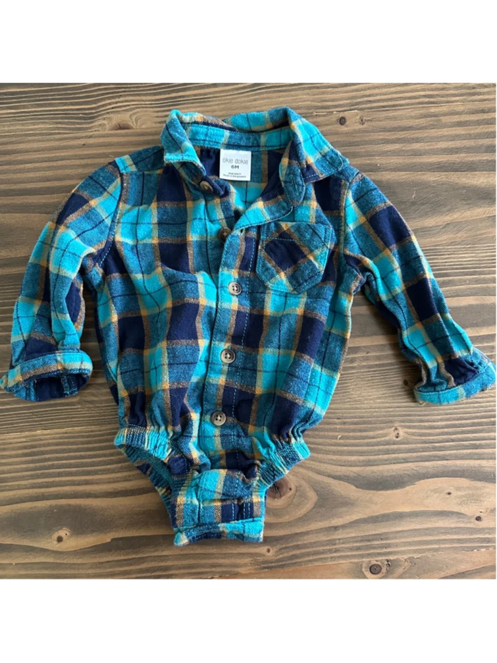 Baby Boys Clothing Lot 6M Okie Dokie Winnie the Pooh Whales 9 Pc